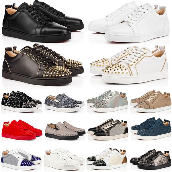 luxury designer red bottoms dress shoes genuine leather sneakers black white casual shoes size 36-47 with box
luxury designer red bottoms dress shoes genuine leather sneakers black white casual shoes size 36-47 with box