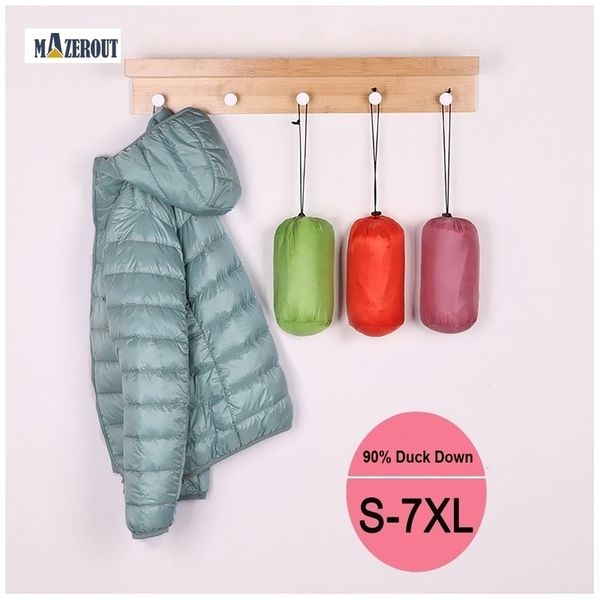 mazerout 7xl winter jackets women white duck down female padded hooded parkas ultra light portable coats casacos 201103, Black
mazerout 7xl winter jackets women white duck down female padded hooded parkas ultra light portable coats casacos 201103, Black