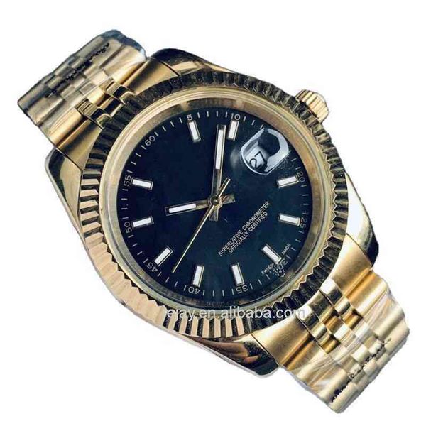 gold 316l stainless steel luxury watches men auto date 126331 126301 fluted bezel mechanical automatic movement mens watch, Slivery;brown
gold 316l stainless steel luxury watches men auto date 126331 126301 fluted bezel mechanical automatic movement mens watch, Slivery;brown