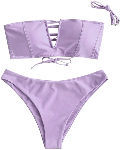 women's v-wired striped reversible two piece bikini set strappy swimsuit 26lb#, White;black
women's v-wired striped reversible two piece bikini set strappy swimsuit 26lb#, White;black