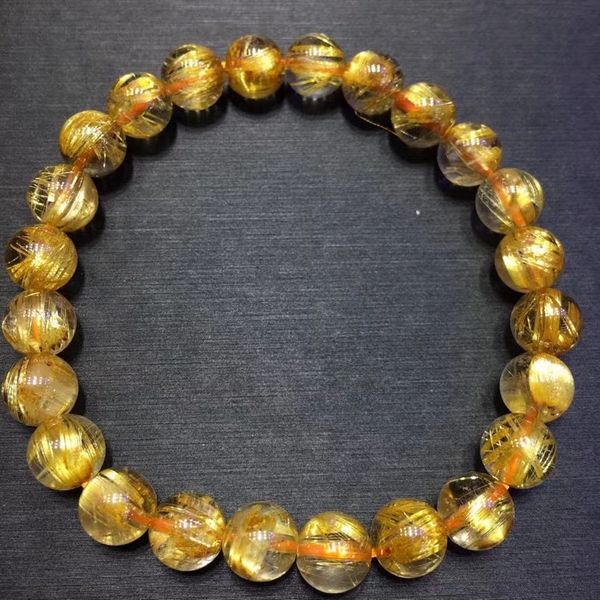 natural gold rutilated quartz crystal clear round beads bracelet woman brazil 7.5mm jewelry brazil aaaaa, Silver
natural gold rutilated quartz crystal clear round beads bracelet woman brazil 7.5mm jewelry brazil aaaaa, Silver