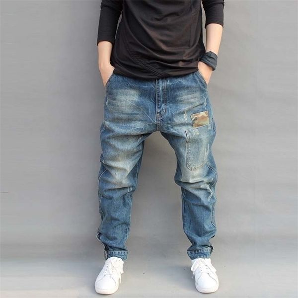 mens jeans casual joggers plus size hip hop harem denim pants camouflage patchwork quality trousers blue jeans male clothes t200614
mens jeans casual joggers plus size hip hop harem denim pants camouflage patchwork quality trousers blue jeans male clothes t200614