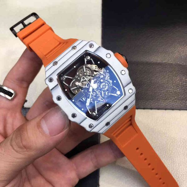 watch date business leisure carbon fiber men's automatic mechanical watch black large dial hollowed out tape fashion luminous, Slivery;brown
watch date business leisure carbon fiber men's automatic mechanical watch black large dial hollowed out tape fashion luminous, Slivery;brown