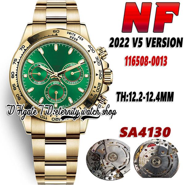 2022 nf v5 mens watch th:12.4mm an116508 cal.4130 nf4130 chronograph automatic green dial 904l stainless bracelet gold case super eternity s, Slivery;brown
2022 nf v5 mens watch th:12.4mm an116508 cal.4130 nf4130 chronograph automatic green dial 904l stainless bracelet gold case super eternity s, Slivery;brown