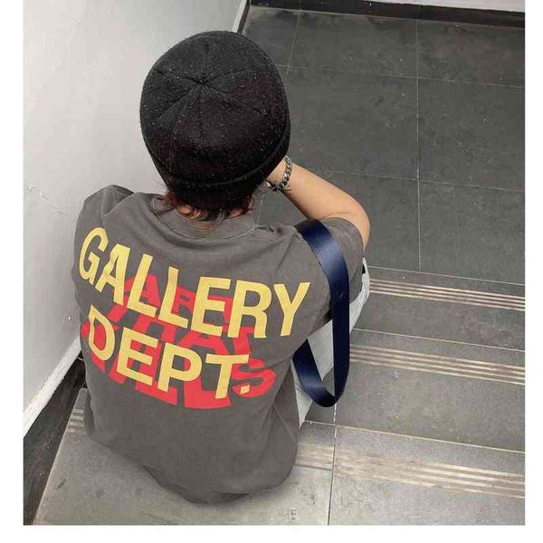 designer t shirts 2022 galleryes dept mens fashion sord washed rainbow letter printed short sleeve t-shirt high street niche 73j8, White;black
designer t shirts 2022 galleryes dept mens fashion sord washed rainbow letter printed short sleeve t-shirt high street niche 73j8, White;black