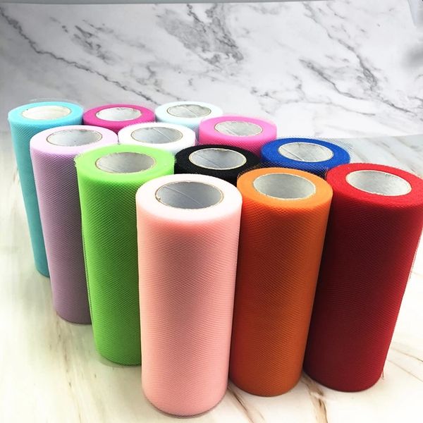 15cm 25 yards tulle roll fabric spool tutu wedding decoration organza laser diy party supplies
15cm 25 yards tulle roll fabric spool tutu wedding decoration organza laser diy party supplies
