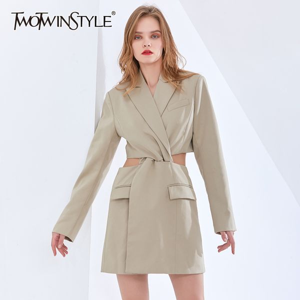 casual solid mini dress for women notched long sleeve high waist hollow out dresses female fashion clothing 210423, Black;gray
casual solid mini dress for women notched long sleeve high waist hollow out dresses female fashion clothing 210423, Black;gray