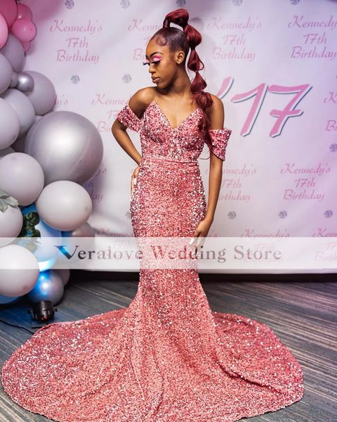 rose pink sparkly prom dresses for black girls 2k22 off shoulder evening gowns celebrity party wear for event
rose pink sparkly prom dresses for black girls 2k22 off shoulder evening gowns celebrity party wear for event