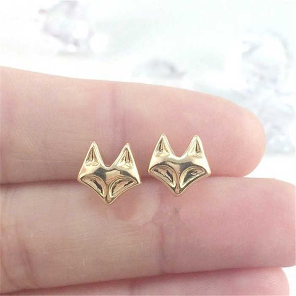 10pair gold silver dainty tiny fox stud earrings cute cat head face earring studs animal jewelry for women, Golden;silver
10pair gold silver dainty tiny fox stud earrings cute cat head face earring studs animal jewelry for women, Golden;silver