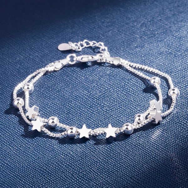 luxury designer 925 stamped silver color charm stars bracelets for women fashion party wedding engagement jewelry gifts, Golden;silver
luxury designer 925 stamped silver color charm stars bracelets for women fashion party wedding engagement jewelry gifts, Golden;silver