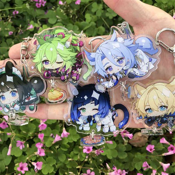 1pc game genshin impact kaedehara kazuha tartaglia keychain accessories hutao xiao scaramouche pendant anime cartoon badge y220725, Silver
1pc game genshin impact kaedehara kazuha tartaglia keychain accessories hutao xiao scaramouche pendant anime cartoon badge y220725, Silver
