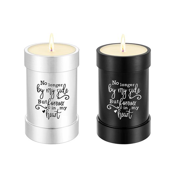 small urn on human ash memorial cremation candle pendant urns mini keepsake for ashes of loved ones-no longer by my side but forever in my h, Silver
small urn on human ash memorial cremation candle pendant urns mini keepsake for ashes of loved ones-no longer by my side but forever in my h, Silver