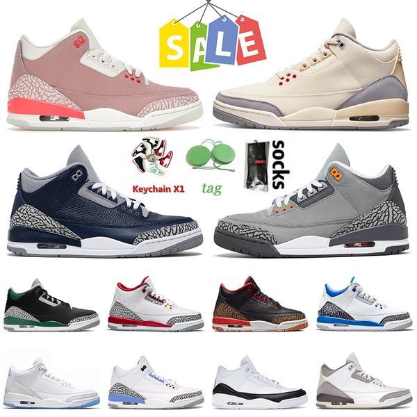2022 jumpman 3 3s basketball shoes rust pink muslin cool grey midnight navy pine green cardinal red unc pure white mens women sneakers train
2022 jumpman 3 3s basketball shoes rust pink muslin cool grey midnight navy pine green cardinal red unc pure white mens women sneakers train