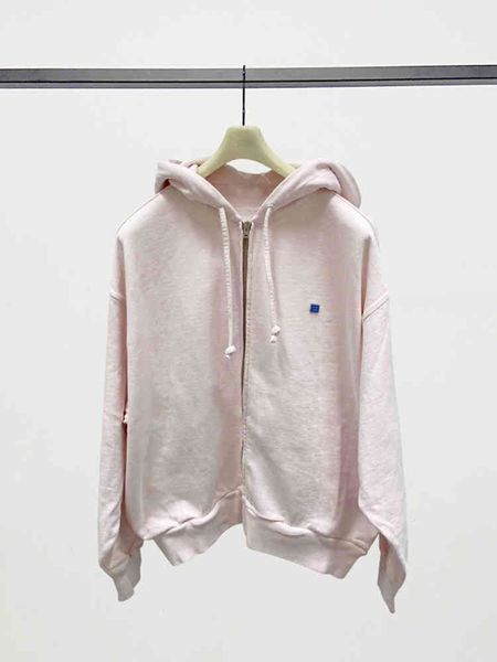 women's zipper sweatshirt loose 2022 autumn female cardigan hoodies, Black