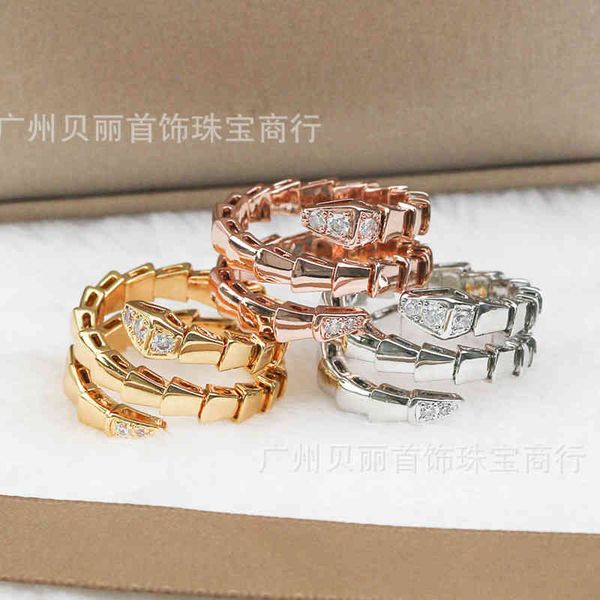 selling designer ring luxury brand bulga jewelry classic snake diamond open rings women's fashion accessories valentine's day gift, Silver
selling designer ring luxury brand bulga jewelry classic snake diamond open rings women's fashion accessories valentine's day gift, Silver