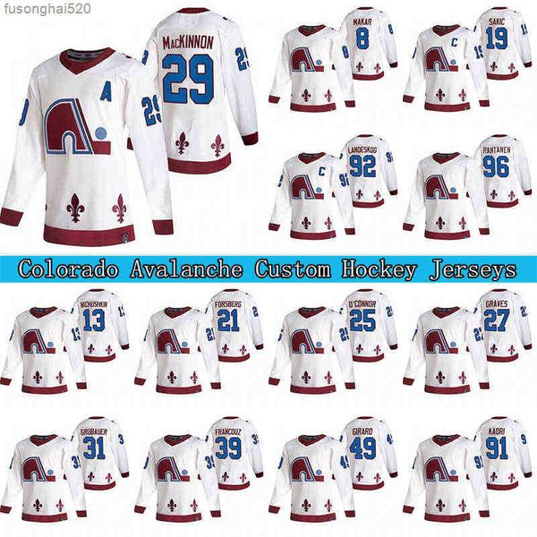 nathan mackinnon custom colorado avalanche 2021 reverse retro jersey 8 cale makar 31 philipp grubauer 49 samuel, Black;red
nathan mackinnon custom colorado avalanche 2021 reverse retro jersey 8 cale makar 31 philipp grubauer 49 samuel, Black;red