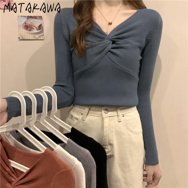 plus size bottoming women out wear vneck slim knit sweater woman sweaters long sleeve pullovers 210506, White;black
plus size bottoming women out wear vneck slim knit sweater woman sweaters long sleeve pullovers 210506, White;black
