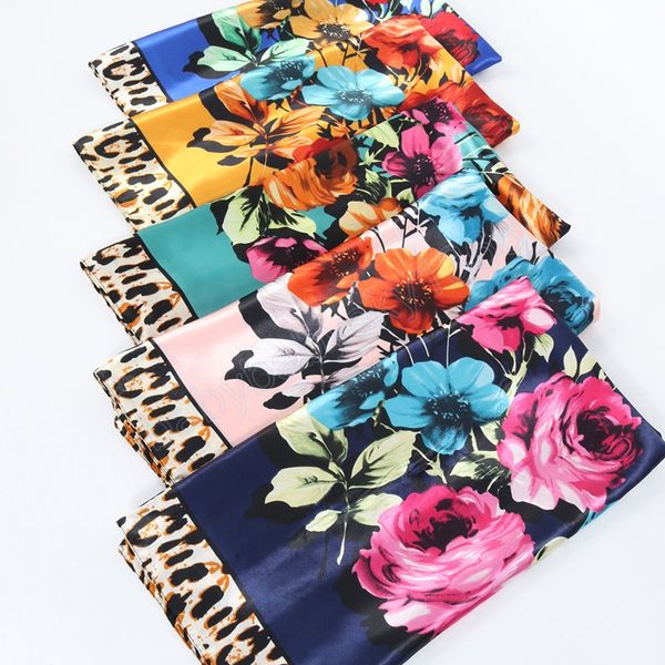 90x90cm silk scarf women green headband fashion print neck scarfs office hair band hand kerchief female bandana head scarves, Red;brown
90x90cm silk scarf women green headband fashion print neck scarfs office hair band hand kerchief female bandana head scarves, Red;brown
