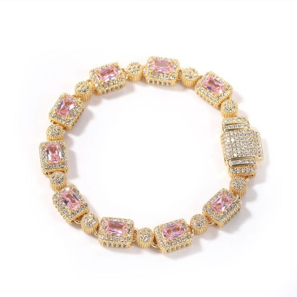 iced out pink diamond gold bracelets mens womens hip hop strands bracelet jewelry 7inch 8inch, Black
iced out pink diamond gold bracelets mens womens hip hop strands bracelet jewelry 7inch 8inch, Black
