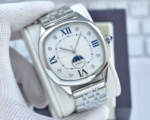 men's watch full automatic winding mechanical movement 316 fine steel case / with mineral super mirror diameter of 42mm, Slivery;brown
men's watch full automatic winding mechanical movement 316 fine steel case / with mineral super mirror diameter of 42mm, Slivery;brown