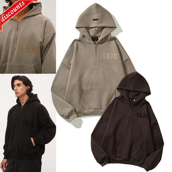 men's brand fashion trend sweater wholesale summer 2022 new multi thread letter semi zipper hoodie loose coat, Black
men's brand fashion trend sweater wholesale summer 2022 new multi thread letter semi zipper hoodie loose coat, Black