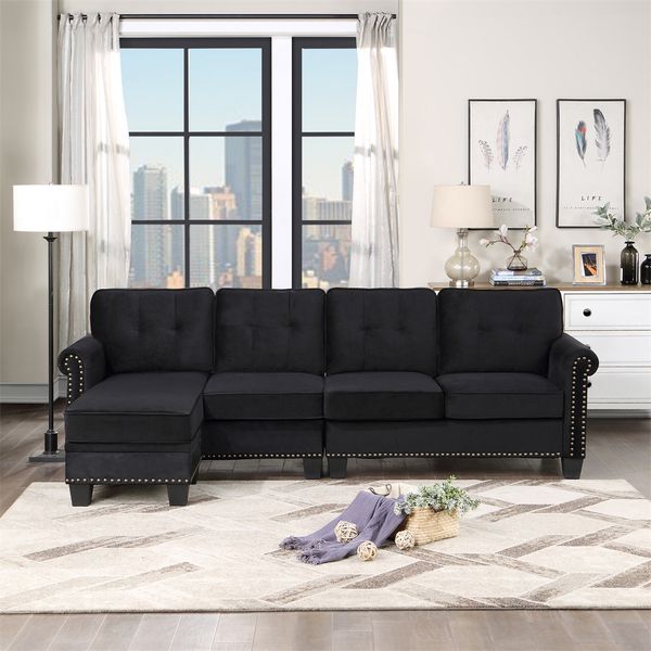 for living room space modern upholstered 4-seat sofa couch with scrolled arm and nailhead trim sectional sofas with storage ottoman
for living room space modern upholstered 4-seat sofa couch with scrolled arm and nailhead trim sectional sofas with storage ottoman