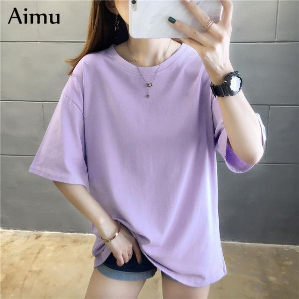 summer women t shirt harajuku solid t-shirts students korean casual loose short sleeve pink white 90s female tee
summer women t shirt harajuku solid t-shirts students korean casual loose short sleeve pink white 90s female tee