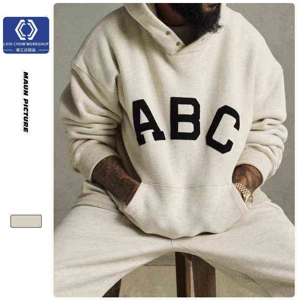 essentials fog new letter abc henry collar breasted hoodie high street men's and women's hoodie fashion luxury brand tough guy sty, Black
essentials fog new letter abc henry collar breasted hoodie high street men's and women's hoodie fashion luxury brand tough guy sty, Black