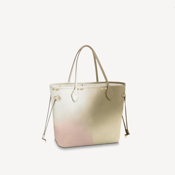 explosion women's tote bag sunset kaki m59859 colorful gradient printed sari lining snap hook to secure belongings printed pouch luxury
explosion women's tote bag sunset kaki m59859 colorful gradient printed sari lining snap hook to secure belongings printed pouch luxury