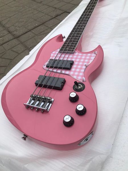delivery customization 4 string electric bass guitar 27.99 inch neck pink customizable
delivery customization 4 string electric bass guitar 27.99 inch neck pink customizable