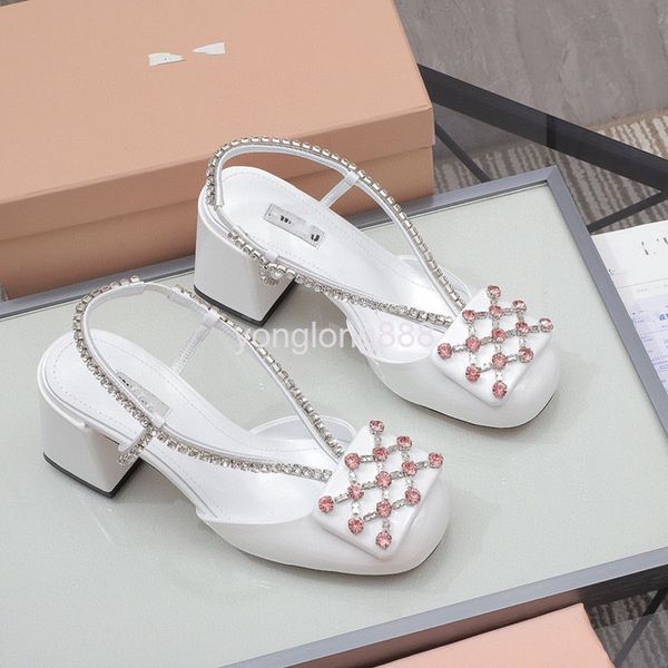 sandals high end quality baotou sparkling square head sandals middle heel crystal fashion women's, Black
sandals high end quality baotou sparkling square head sandals middle heel crystal fashion women's, Black