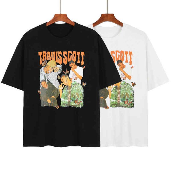 men's t-shirts summer high street fashion brand men's and women's couple loose short sleeve t-shirt mjd5, White;black
men's t-shirts summer high street fashion brand men's and women's couple loose short sleeve t-shirt mjd5, White;black