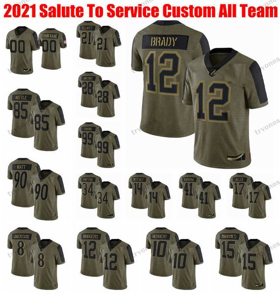 mens olive salute to service football jerseys tom brady rodgers herbert hurts jackson watt kittle harris mahomes chase allen metcalf, Black
mens olive salute to service football jerseys tom brady rodgers herbert hurts jackson watt kittle harris mahomes chase allen metcalf, Black