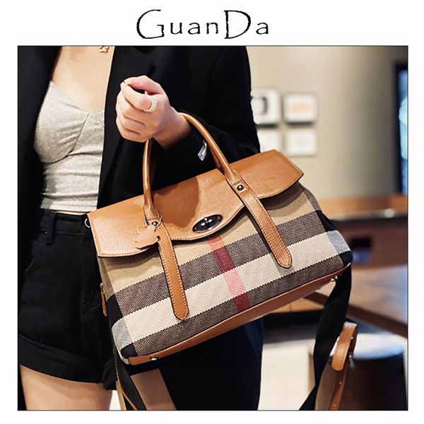 2022 business womens briefcase luxury plaid canvas leather handbag a4 women totes large female messenger shoulder office bags
2022 business womens briefcase luxury plaid canvas leather handbag a4 women totes large female messenger shoulder office bags
