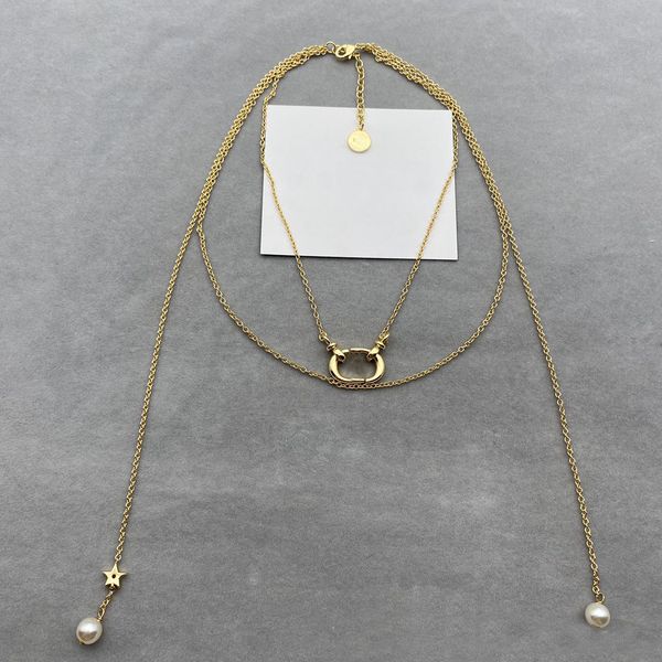 double layer fashion pendant necklaces pearl yellow brass gold necklace star solitaire pendants link chain bohemian style 18k gold plated lo, Silver
double layer fashion pendant necklaces pearl yellow brass gold necklace star solitaire pendants link chain bohemian style 18k gold plated lo, Silver