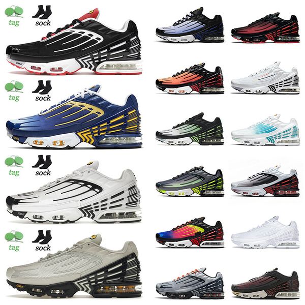 original tn plus 3 iii running sports shoes for men women black white deep royal z gold silver bone laser blue outdoor sneakers size 36-46
original tn plus 3 iii running sports shoes for men women black white deep royal z gold silver bone laser blue outdoor sneakers size 36-46