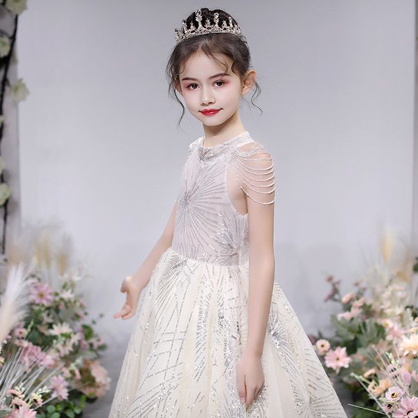 childrens dress girls princess dress elegant western style catwalk show little girl host tulle tutu temperament costume for piano performanc, White
childrens dress girls princess dress elegant western style catwalk show little girl host tulle tutu temperament costume for piano performanc, White