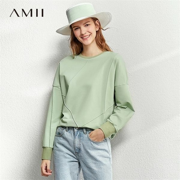amii minimalism women autumn winter fashion solid hoodies causal oneck full sleeves loose female sweatshirt 1061 t200904, Black
amii minimalism women autumn winter fashion solid hoodies causal oneck full sleeves loose female sweatshirt 1061 t200904, Black