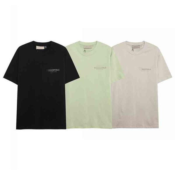 summer new ess season high street fog thread flocking print short sleeve high-quality trendy t-shirts, Black;brown
summer new ess season high street fog thread flocking print short sleeve high-quality trendy t-shirts, Black;brown