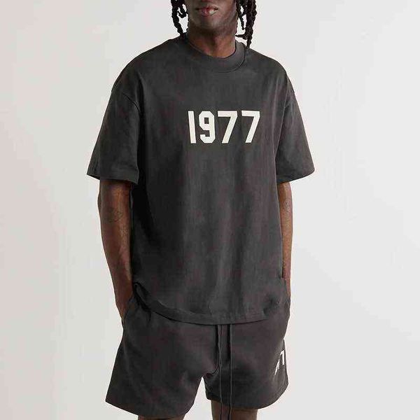 2022ss luxury brand clothes 2022 new season 7 double line male and female couples short sleeve 1977 american high street round neck loose t-, Black;brown
2022ss luxury brand clothes 2022 new season 7 double line male and female couples short sleeve 1977 american high street round neck loose t-, Black;brown