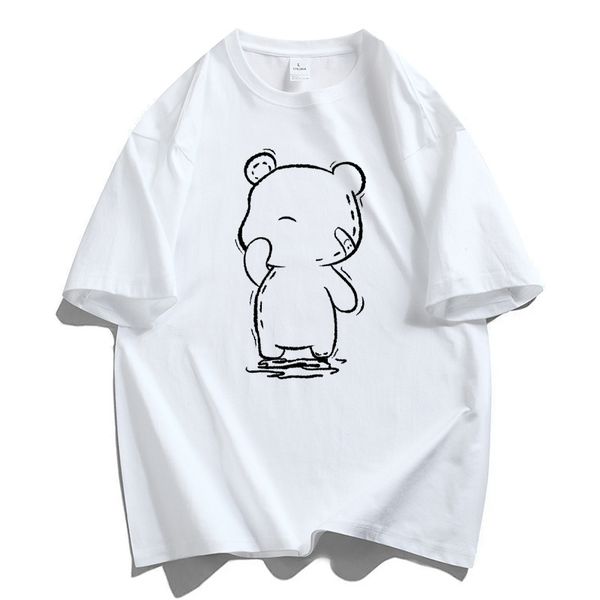 2022 spring men fashion short sleeve t shirts o-neck hip hop streetwear t-shirts graffi bear printed cotton tees summer casual tee-shirt si, White;black
2022 spring men fashion short sleeve t shirts o-neck hip hop streetwear t-shirts graffi bear printed cotton tees summer casual tee-shirt si, White;black