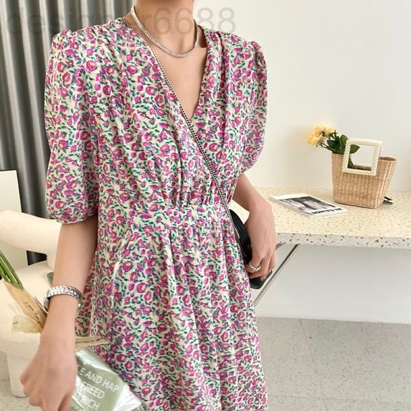 casual dresses designer sp original french romantic v-neck waist dress women's chiffon floral short sleeved long skirt mpzn, Black;gray
casual dresses designer sp original french romantic v-neck waist dress women's chiffon floral short sleeved long skirt mpzn, Black;gray