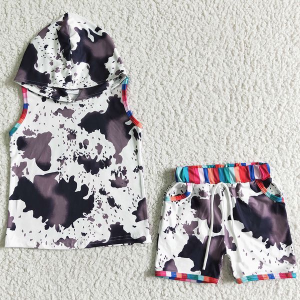 boutique boys summer clothing sets cow print fashion baby boy clothes hoodie set sleeveless hoodies shorts outifts milk silk wholesale kid c, White
boutique boys summer clothing sets cow print fashion baby boy clothes hoodie set sleeveless hoodies shorts outifts milk silk wholesale kid c, White