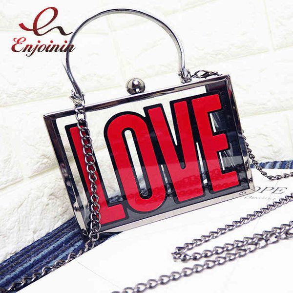 evening bags transparent acrylic box style party handbag women's love letters fashion chain shoulder bag crossbody bag female purses we
evening bags transparent acrylic box style party handbag women's love letters fashion chain shoulder bag crossbody bag female purses we