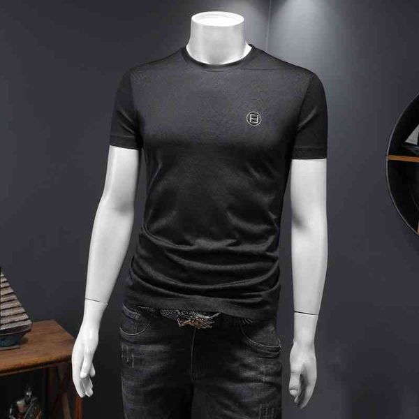 men's fashion personality trend new short-sleeved brand wholesale 2022 summer casual mercerized cotton short sleeve t-shirt men, White;black
men's fashion personality trend new short-sleeved brand wholesale 2022 summer casual mercerized cotton short sleeve t-shirt men, White;black