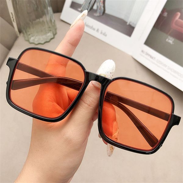 square large frame sunglasses women fashion trend orange glasses polarized uv protection men eyewear, White;black
square large frame sunglasses women fashion trend orange glasses polarized uv protection men eyewear, White;black