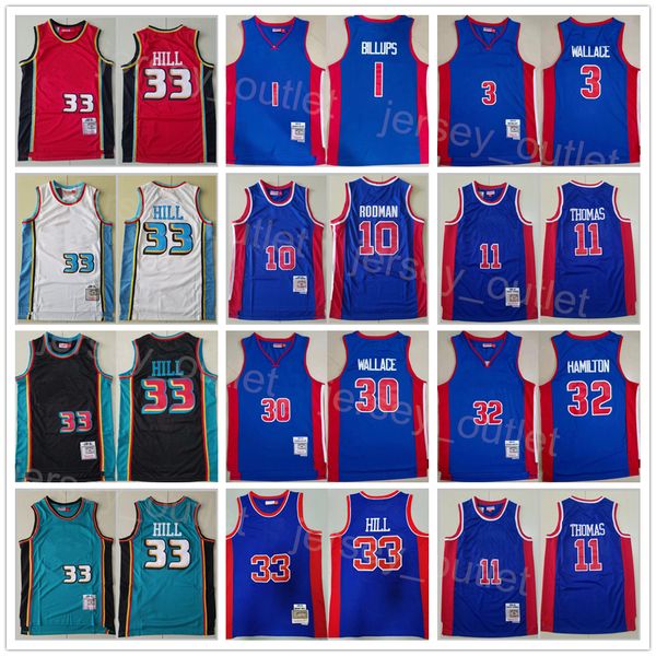 men mitchell and ness basketball isiah thomas jersey 11 dennis rodman 10 grant hill 33 chauncey billups 1 ben wallace 30 richard hamilton 32, Black;red
men mitchell and ness basketball isiah thomas jersey 11 dennis rodman 10 grant hill 33 chauncey billups 1 ben wallace 30 richard hamilton 32, Black;red