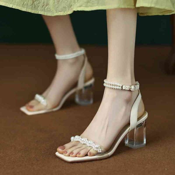 sandals leaky toe thick heel pearl chain one with high-ed sandals summer sweet crystal korean emd3, Black
sandals leaky toe thick heel pearl chain one with high-ed sandals summer sweet crystal korean emd3, Black