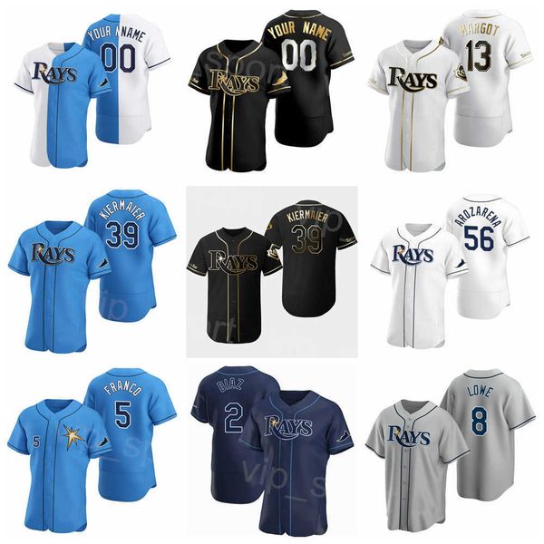 new baseball 2 yandy diaz jersey 13 manuel margot 39 kevin kiermaier 5 wander franco 56 randy arozarena 8 brandon lowe team navy blue white, Blue;black
new baseball 2 yandy diaz jersey 13 manuel margot 39 kevin kiermaier 5 wander franco 56 randy arozarena 8 brandon lowe team navy blue white, Blue;black