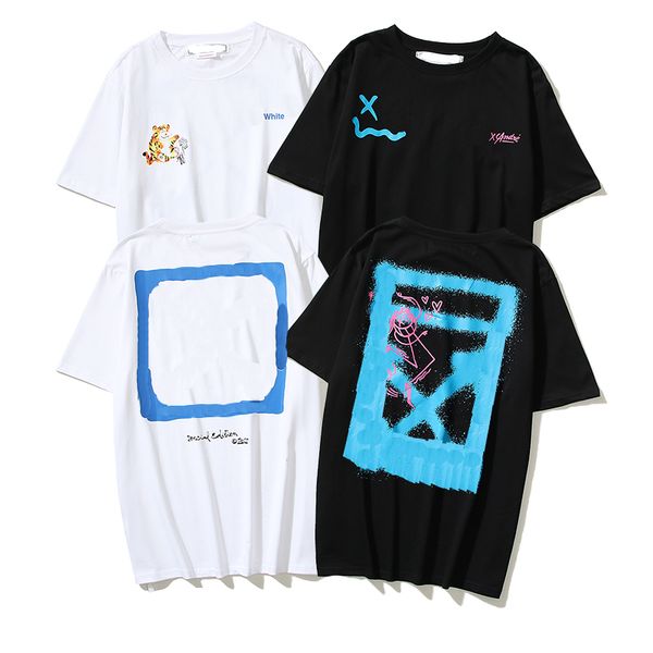 the latest men's plus tees & polos ooff limited splash-ink blue arrow short-sleeved t-shirt in spring and summer of 2022ss has passed t, Black;brown
the latest men's plus tees & polos ooff limited splash-ink blue arrow short-sleeved t-shirt in spring and summer of 2022ss has passed t, Black;brown